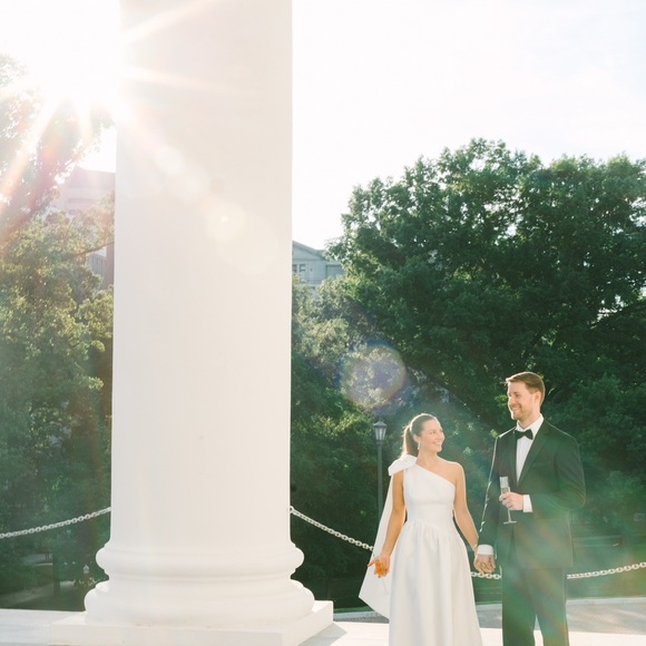 Elliatt One Shoulder White Dress - Picture 3 of 4